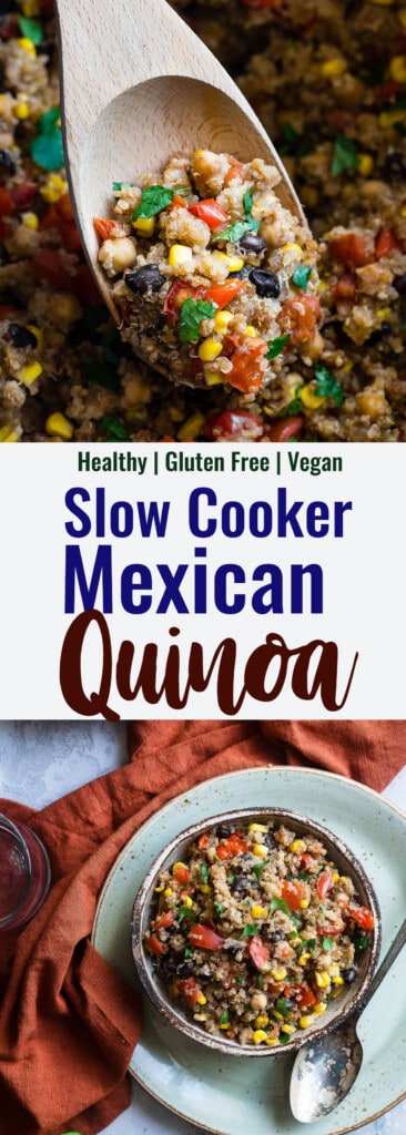 mexican quinoa collage photo