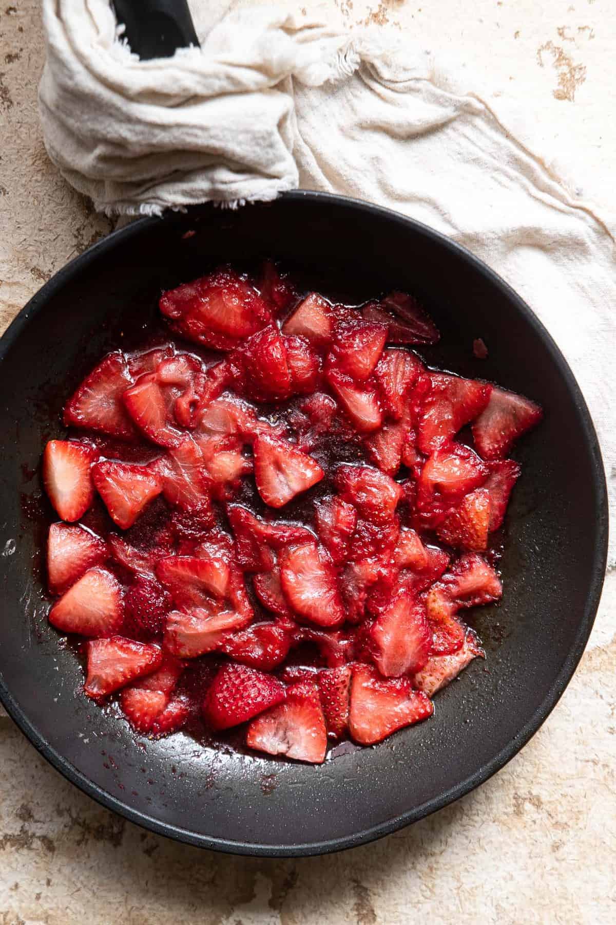 strawberry topping for cauliflower oats 